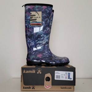 Kamik Eden Rain Boots, size 8